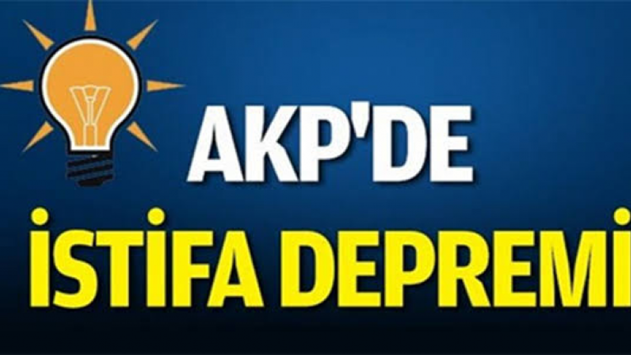 AK Parti de toplu istifa depremi