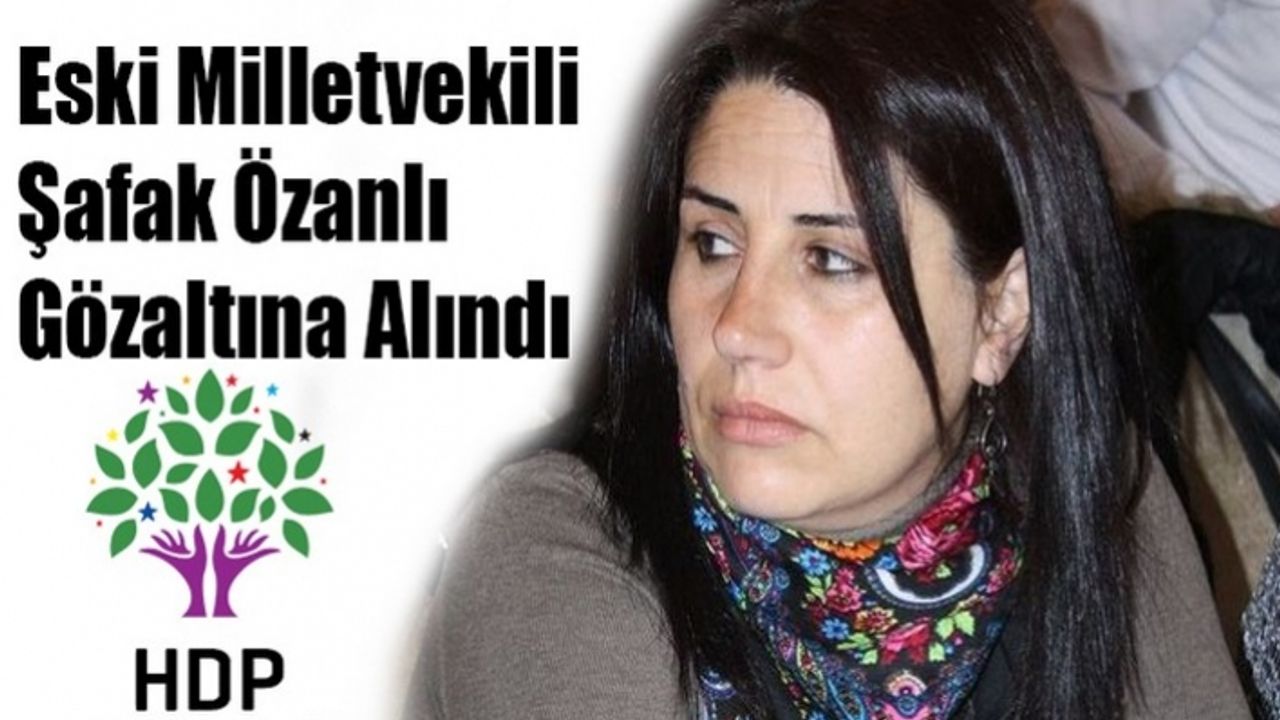 HDP'li eski milletvekili gözaltına alındı