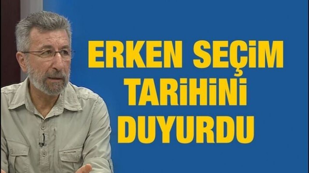 Ekonomist Canlı yayında erken seçim tarihini duyurdu