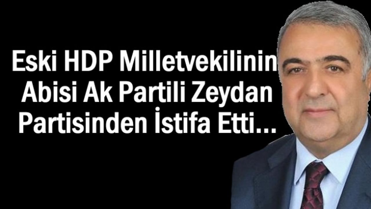 AKP'de flaş istifa! 'Türkiye politikasına katkı verenlerle beraberim'