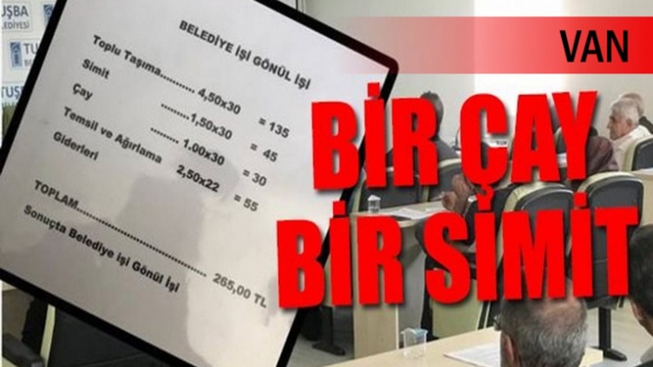 Belediye Başkanının Maaşı Belirlendi! Günde 1 çay, 1 simit!