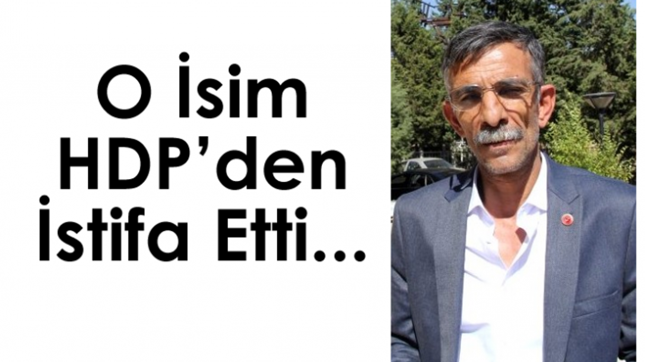 Kayyum Sonrası HDP'den O İsim İstifa Etti...