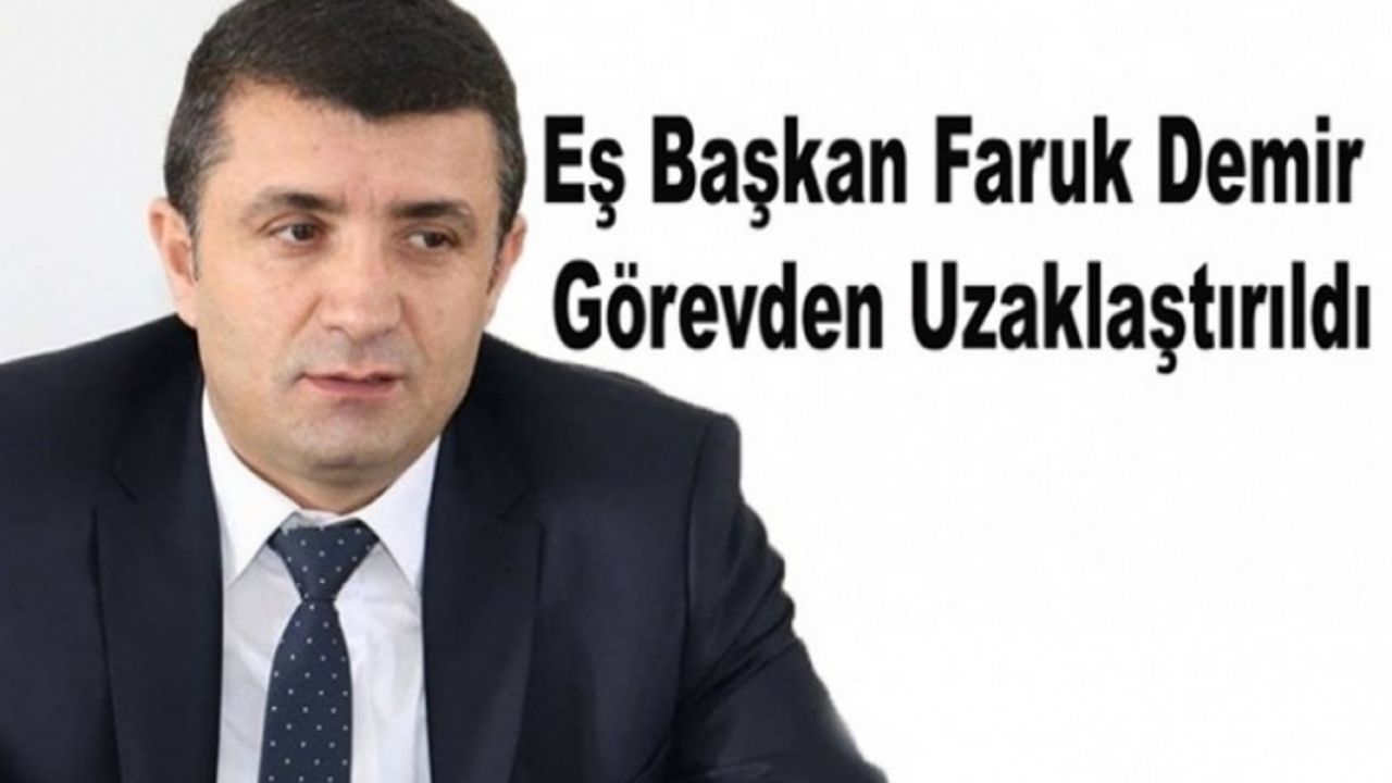 HDP'li Eş Başkan Görevden Uzaklaştırıldı...