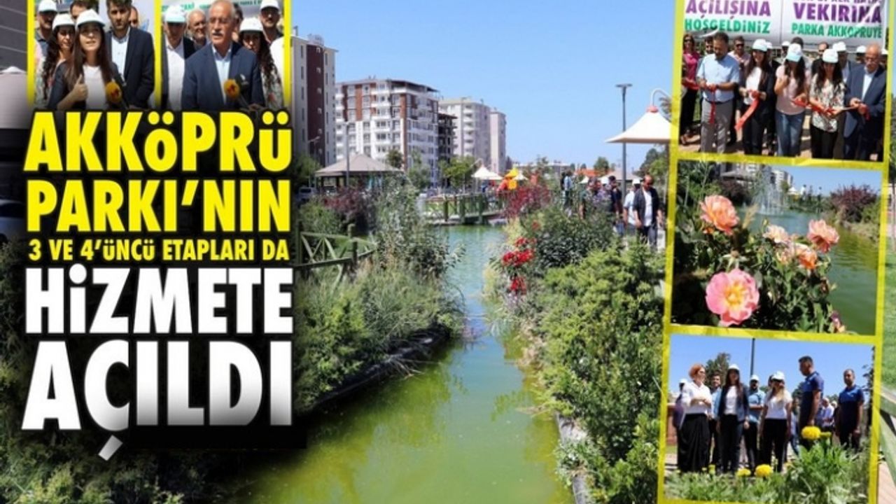 Van'da Parkın 3 ve 4'üncü Etapları Hizmete Açıldı