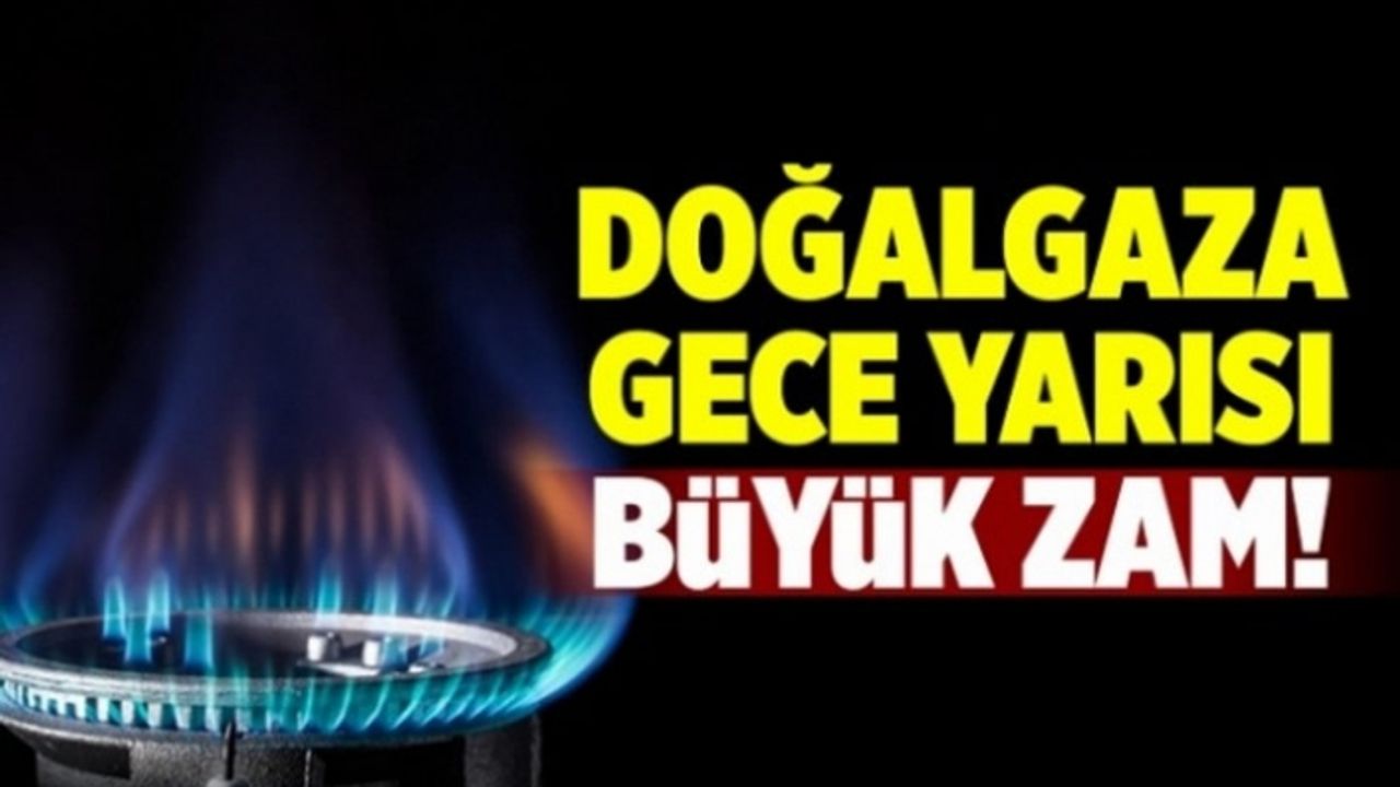 Vekil Maaşlarından Sonra Bir Zam'da Doğalgaza...