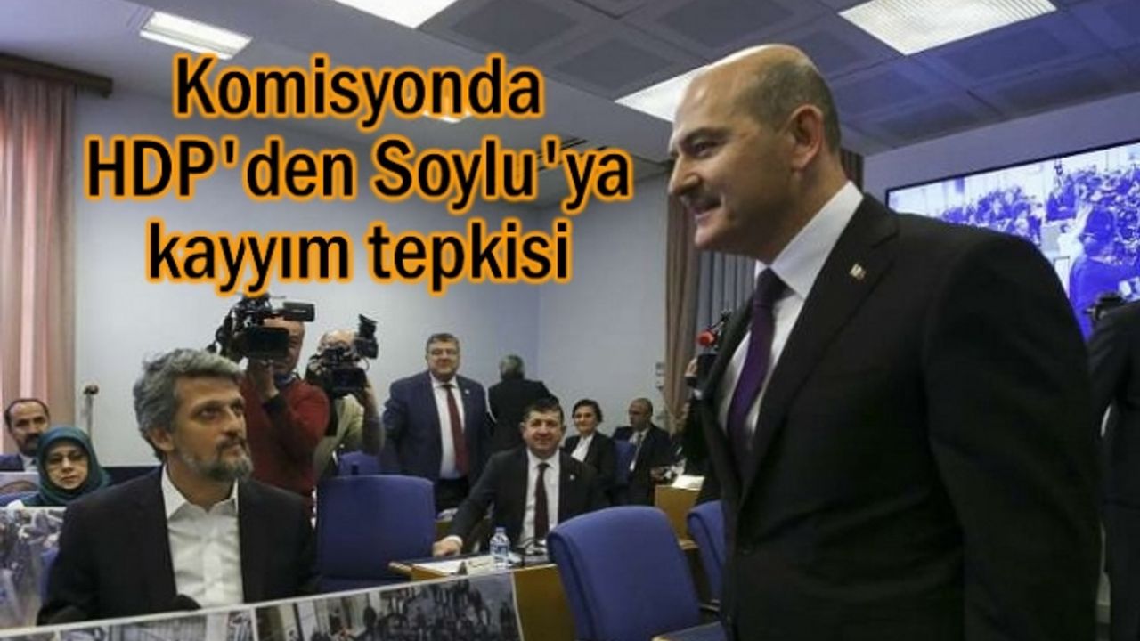 HDP'den Soylu'ya kayyum tepkisi
