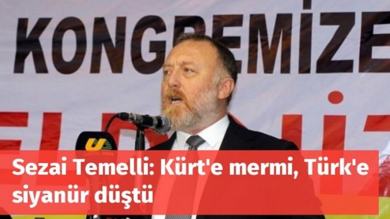 HDP'li Temelli: Kürt'e mermi Türk'e siyanür düştü