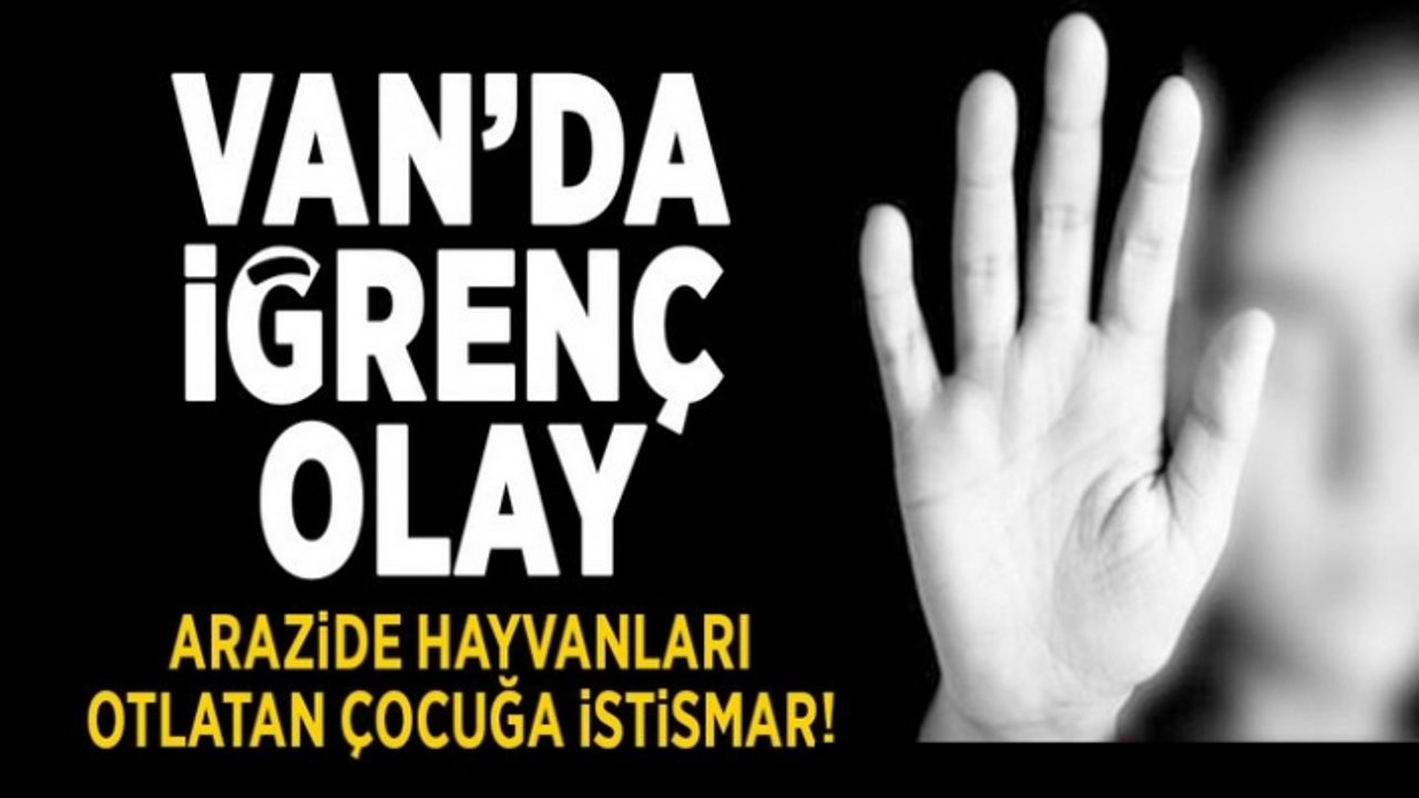 Van'da 11 yaşındaki çocuğa cinsel istismar