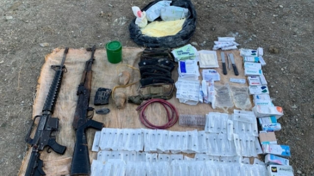 Van'da operasyon çok sayıda mühimmat ele geçirildi