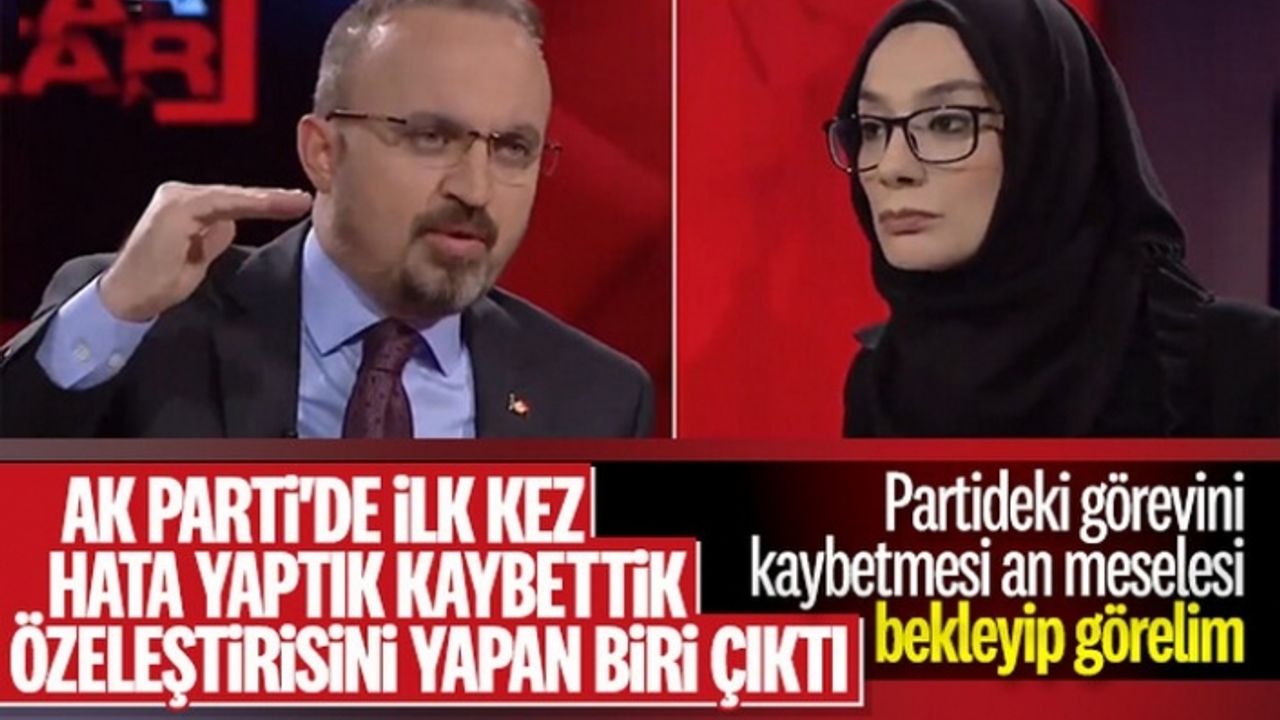 Ak Partili Turan, Hata yaptık ve kaybettik