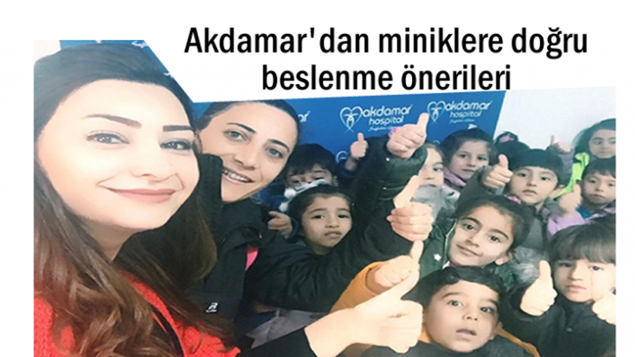 Akdamar'dan miniklere doğru beslenme önerileri