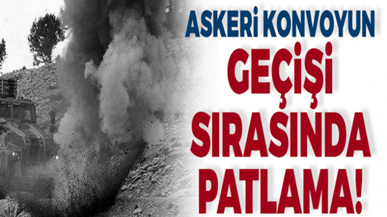 Bombalı saldırı 4 asker yaşamını yitirdi