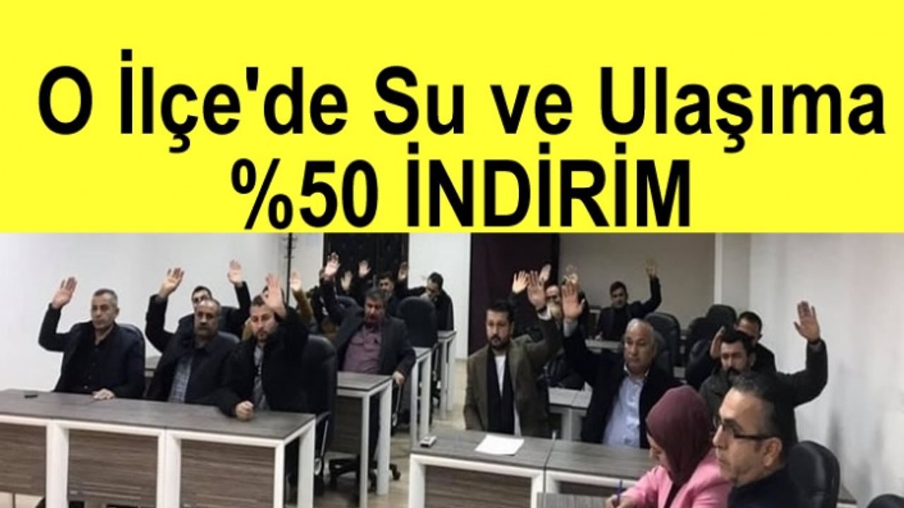 HDP’li Belediye su ve ulaşımda yüzde 50 indirime gitti