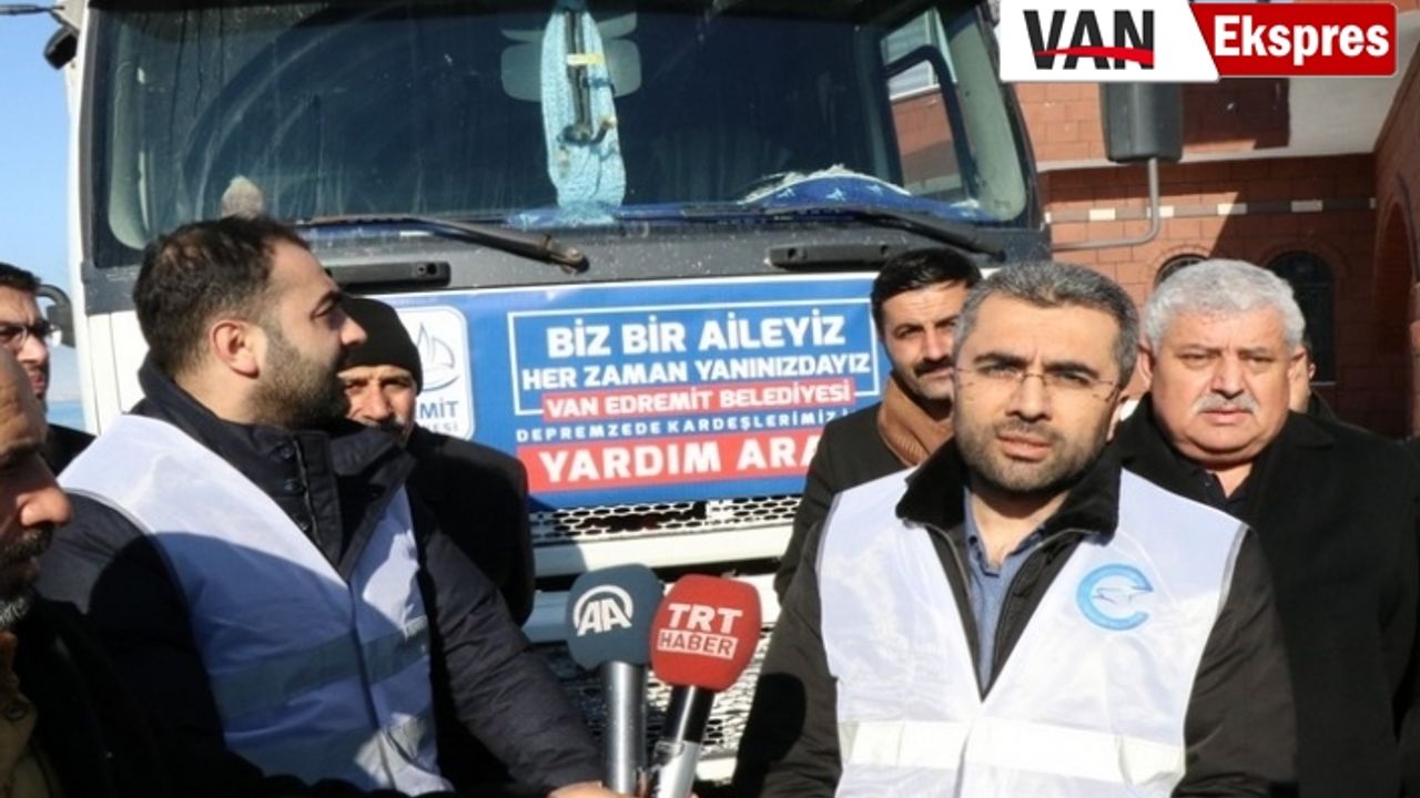 Van'dan Elazığ'a Yardım Seferberliği
