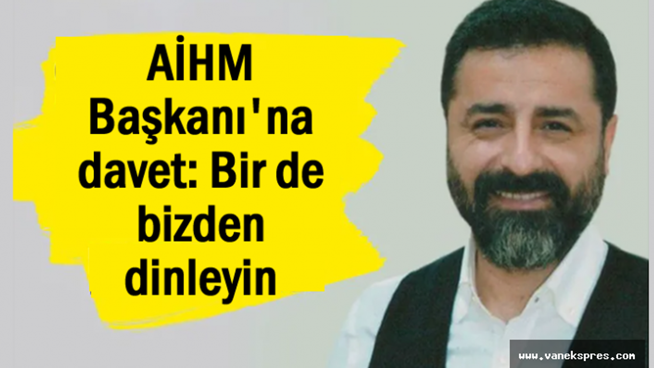 Demirtaş'tan AİHM Başkanı'na davet: Bir de bizden dinleyin
