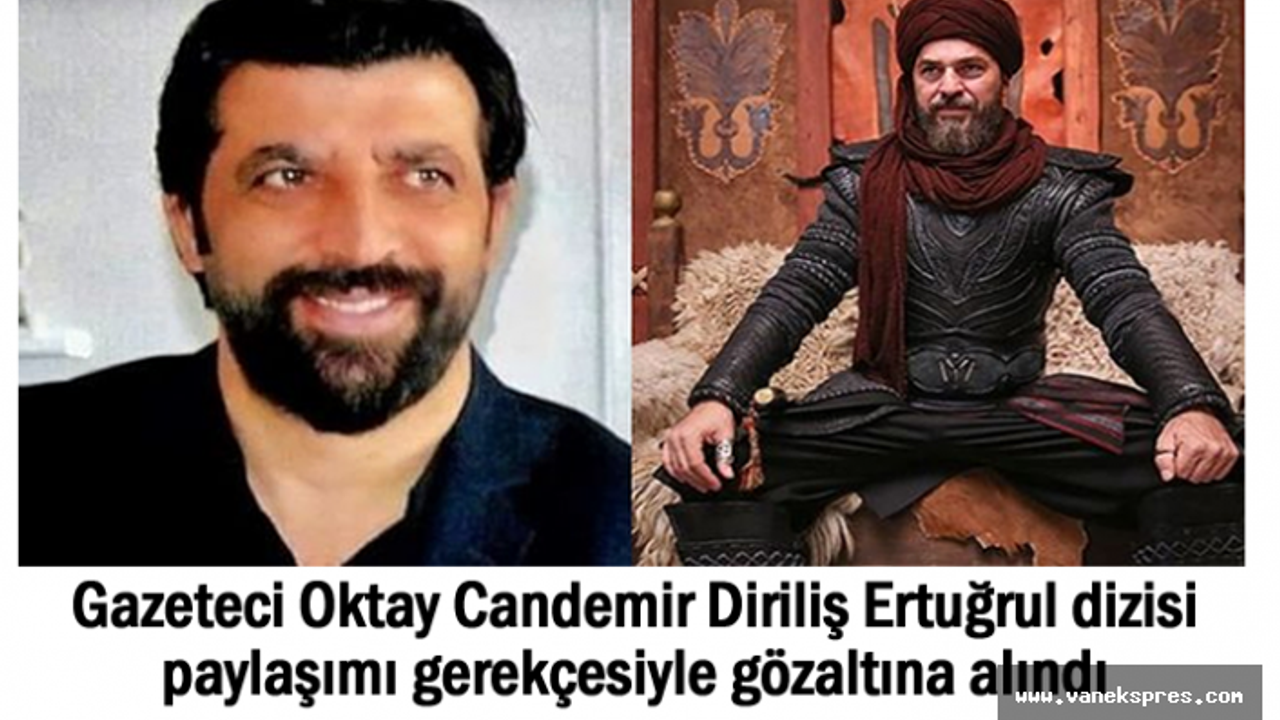 Gazeteci Oktay Candemir'e Diriliş Ertuğrul Gözaltısı