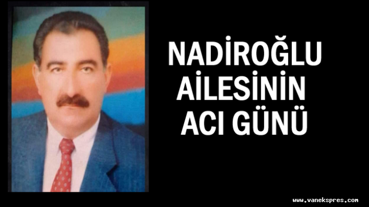 Van'da kanaat önderi koronadan hayatını kaybetti