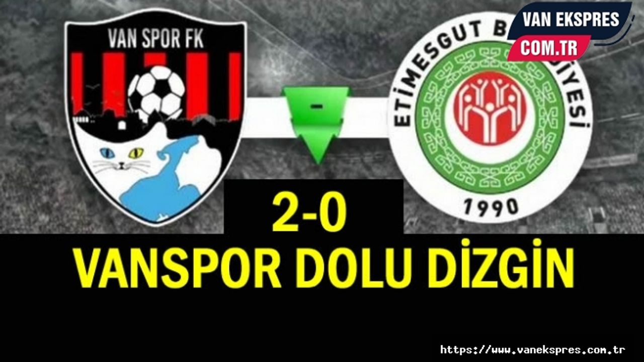 Vanspor’da Galibiyet Serisi Sürüyor