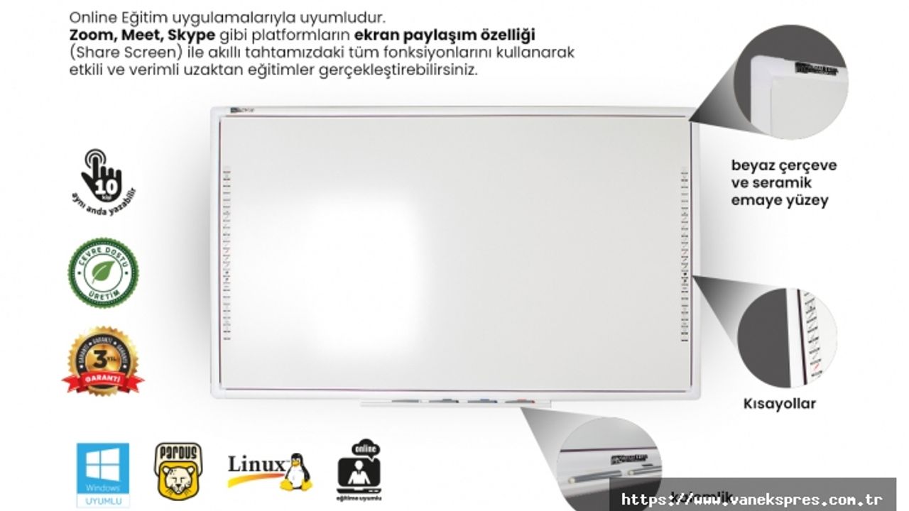 Eğitimin ve Toplantıların Kurtarıcısı HNC Akıllı Tahta Sistemleri