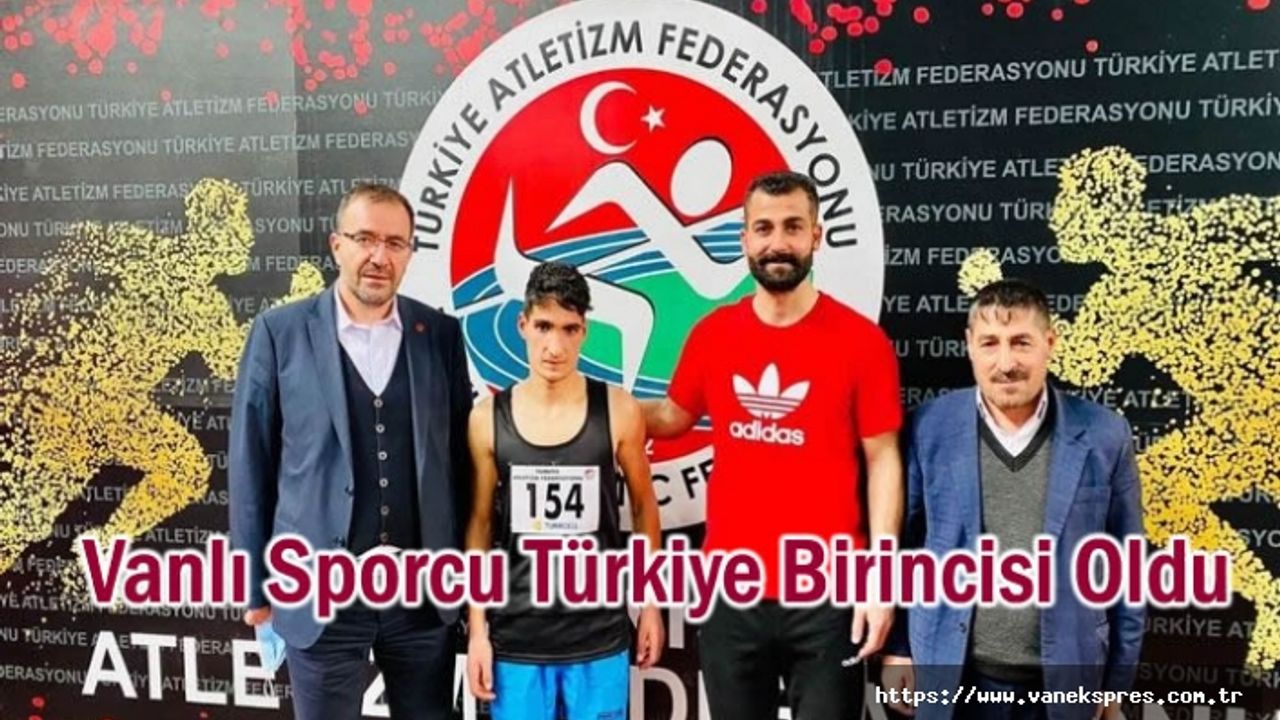 Vanlı Sporcu Türkiye Birincisi Oldu