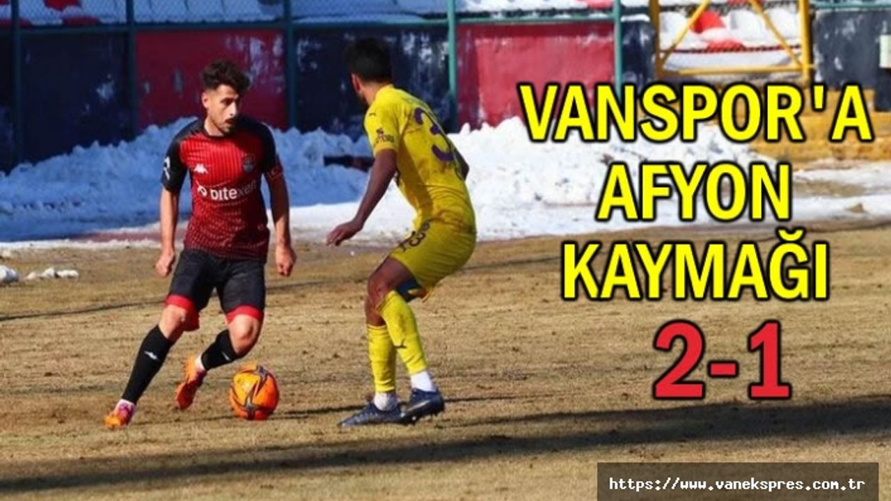 Vanspor'a Afyon Kaymağı 2-1