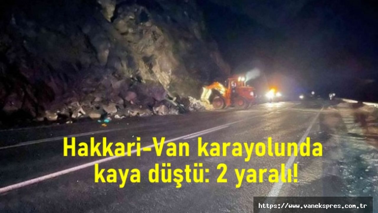Hakkari-Van karayolunda kaza: 2 yaralı!