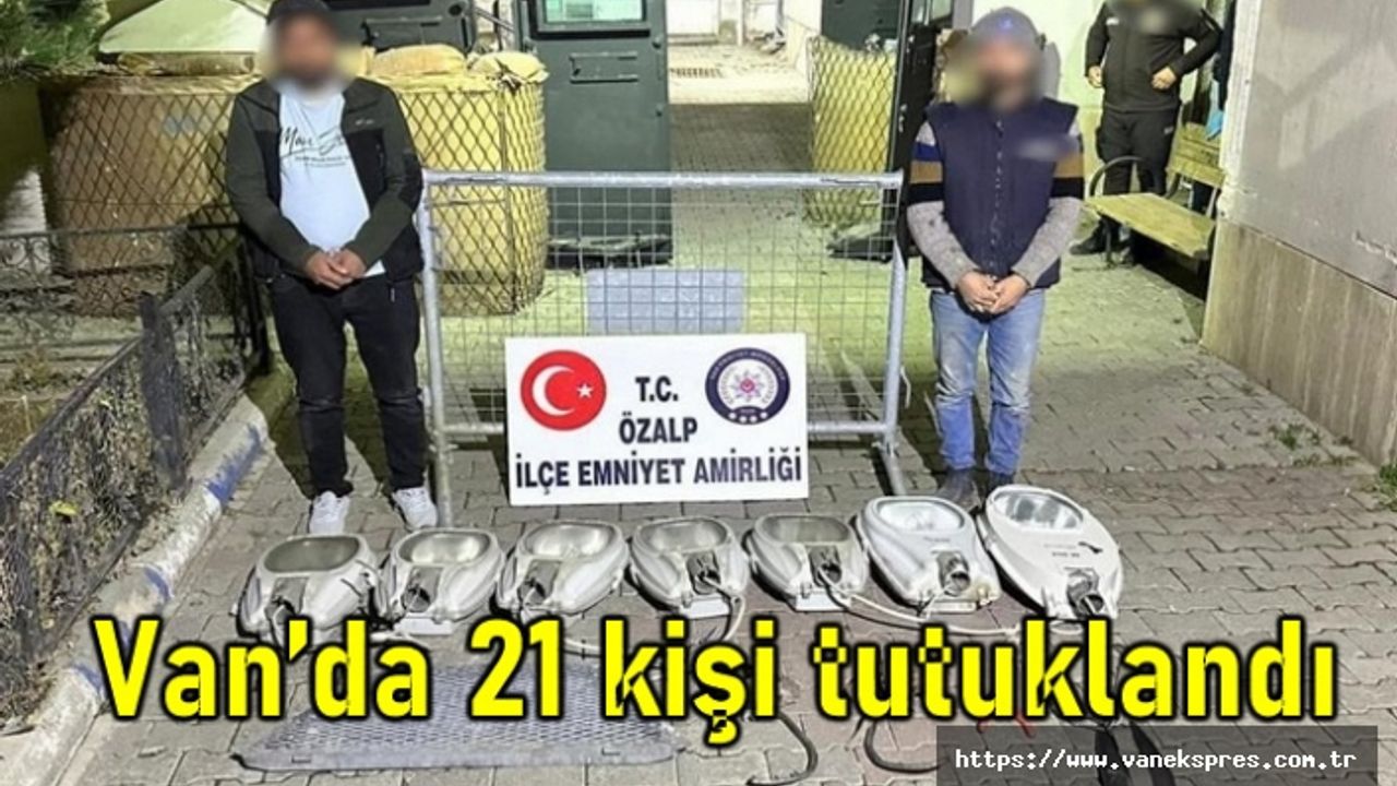 Van’da 27 gözaltı 21'i tutuklandı