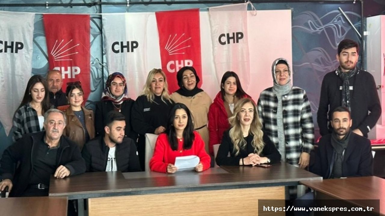 CHP Van İl Başkanvekili Can: Her bir kuruşun hesabını soracağız