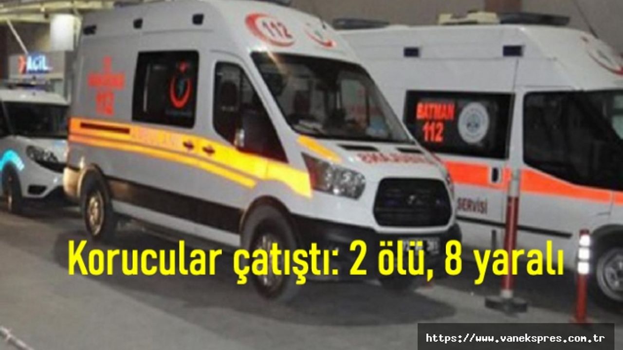 Korucuların minibüsüne silahlı saldırı: 2 ölü çok sayıda yaralı