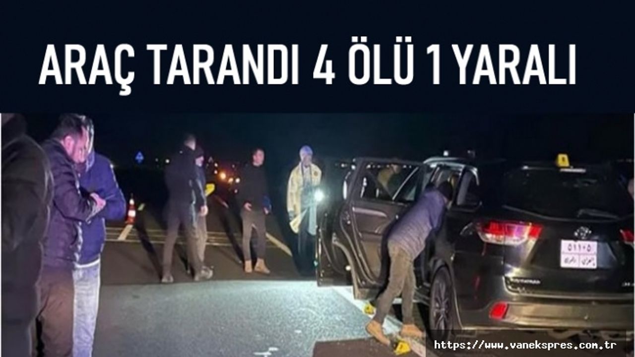 Mardin’de Duhok plakalı araca silahlı saldırı: 4 ölü, 1 yaralı
