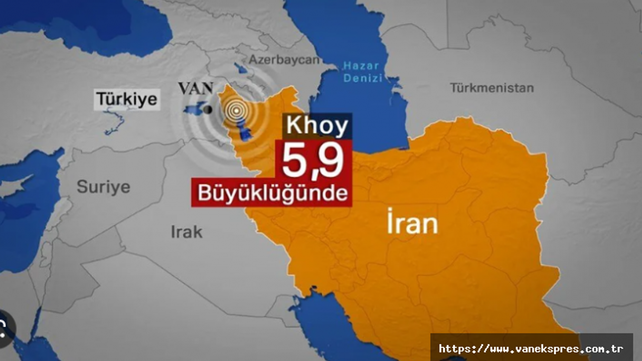 Van'da 5,9 şiddetinde deprem oldu!