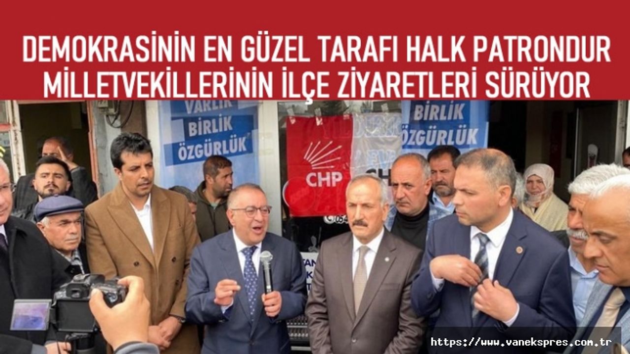 Bedirhanoğlu Çaldıran'da Konuştu: Çilli Sınır Kapısını Açacağız