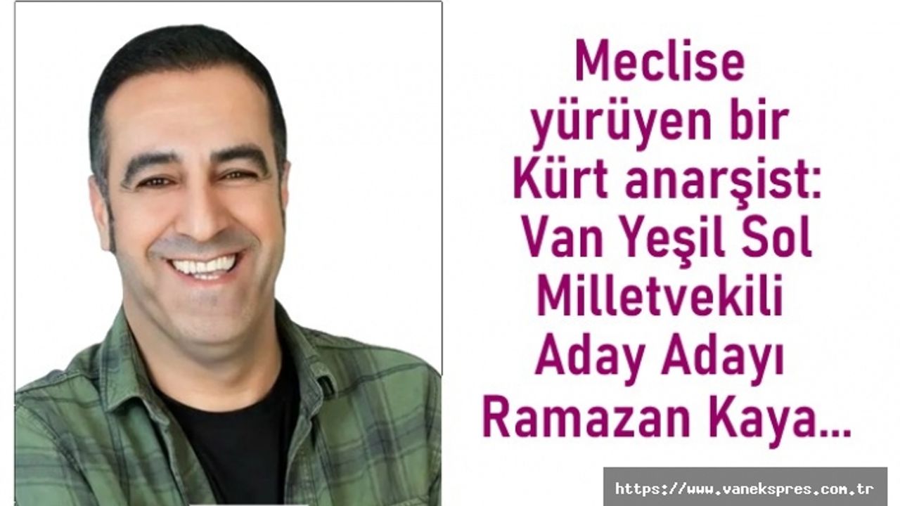 Meclise yürüyen bir Kürt anarşist: Ramazan Kaya