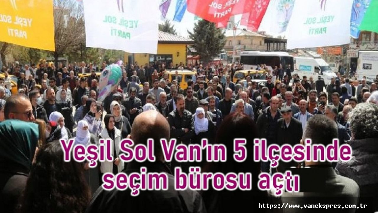 Yeşil Sol Seçim Bürosu Açılışı Mitinge Dönüştü