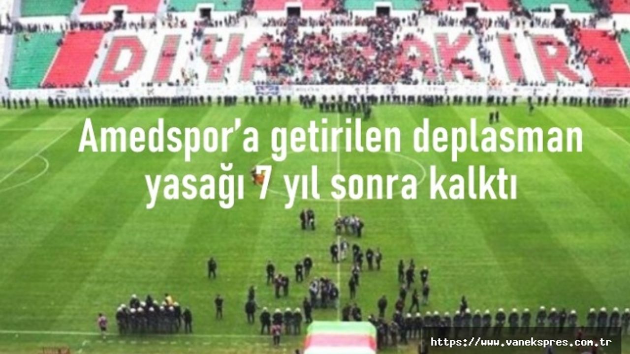 Amedspor’un taraftar yasağı 7 yıl sonra kalktı