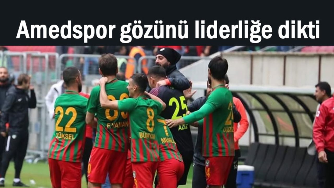 Amedspor yeni transferi ile kazandı: 3-1