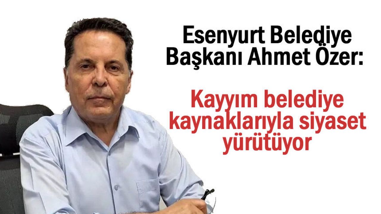 Vanlı Özer: Kayyım belediye kaynaklarıyla siyaset yürütüyor