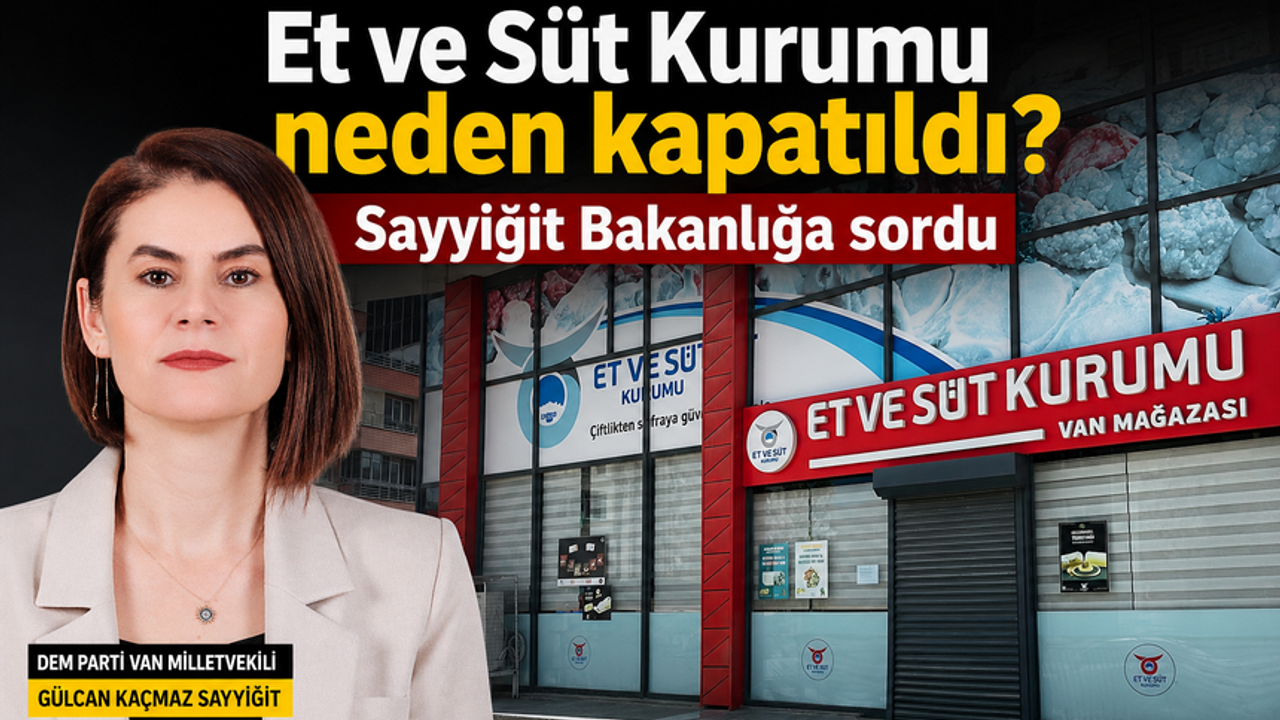 Van'da kapatılan ESK mağazaları meclis gündeminde