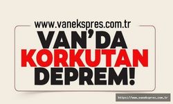 Van'da 4.1'lik deprem!