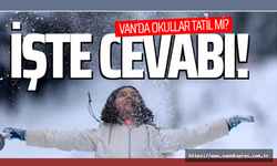 Van'da okullar tatil mi edildi? İşte cevabı...
