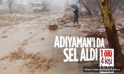 Adıyaman’da sel: 1 ölü, 4 kayıp
