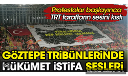 Tribünlerinde ‘Hükümet istifa’ protestosu devam