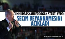 Ak Parti Seçim Beyannamesini Erdoğan Açıkladı
