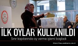 Van Kapıköy sınır kapısında oy verme işlemi başladı