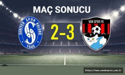 Vanspor FK deplasmanda kazandı!