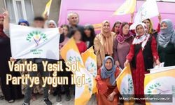 Yeşil Sol Parti’nin Van'daki seçim çalışmaları coşkulu geçiyor