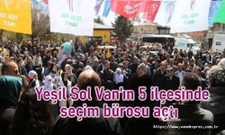 Yeşil Sol Seçim Bürosu Açılışı Mitinge Dönüştü