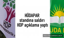 HÜDAPAR standını saldırı HDP'den ilk açıklama: Kirli Tezgah