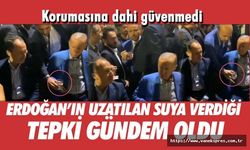 Korumasına dahi güvenmeyen Erdoğan'ın su tepkisi...
