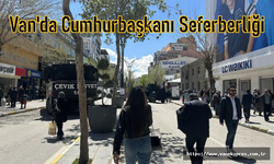 Van'da Cumhurbaşkanı Erdoğan Seferberliği